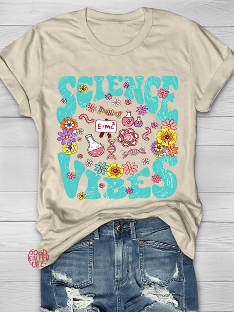 Science Vibes Teacher T-shirt