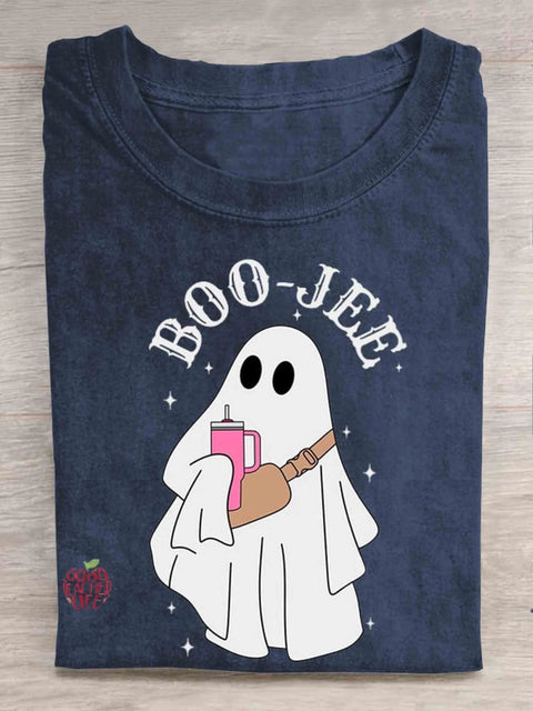 Boo-Jee Ghost Halloween T-shirt