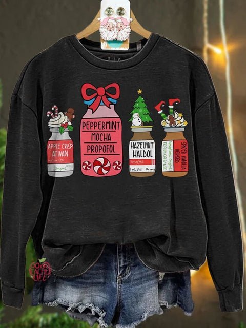 Christmas Nurse Casual  Sweatshirt