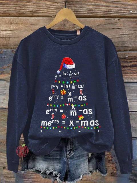 Christmas Math Teacher Casual  Sweatshirt