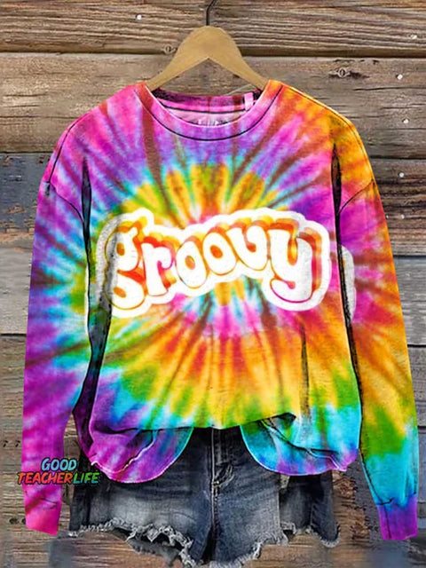 Groovy Casual Sweatshirt