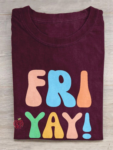 Fri Yay Creative Design Teacher T-shirt