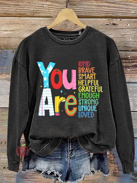 You Are Kind  Casual  Sweatshirt