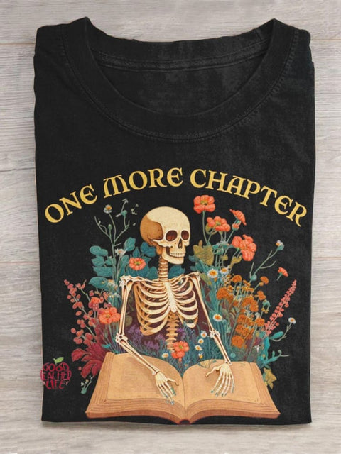 Grim Reaper One More Chapter Creative Design Teacher T-shirt