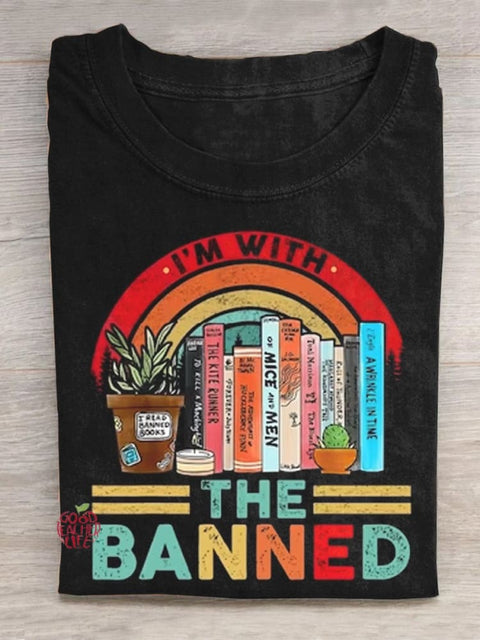 I'm With the Banned Books Teacher T-Shirt