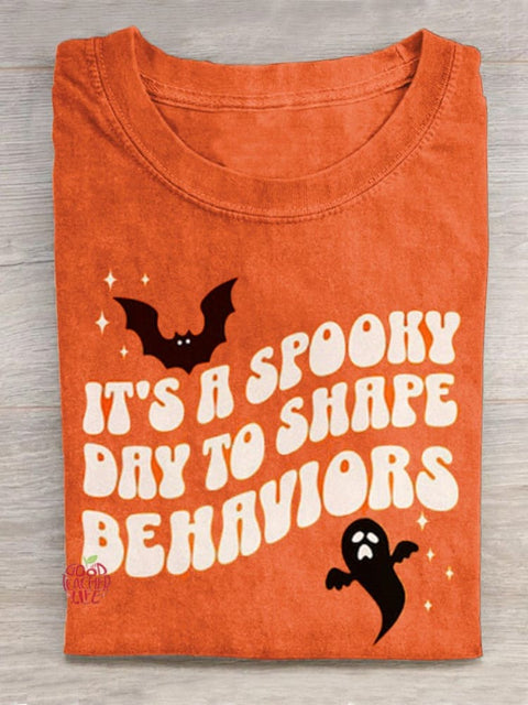 Halloween Teacher Casual T-Shirt