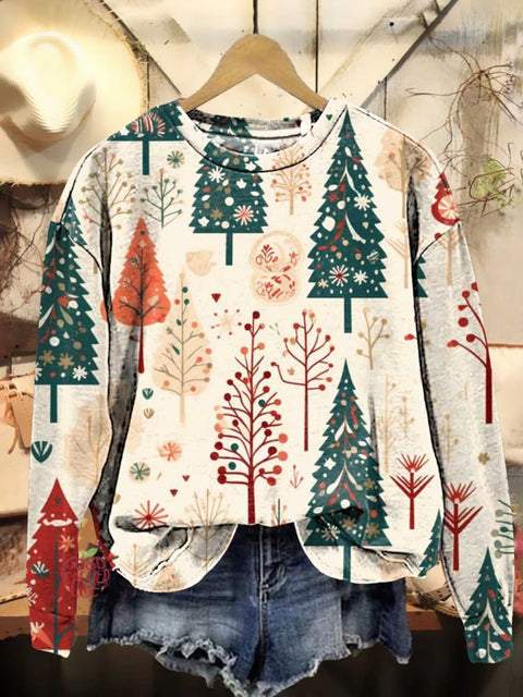 Christmas Tree Casual Sweatshirt