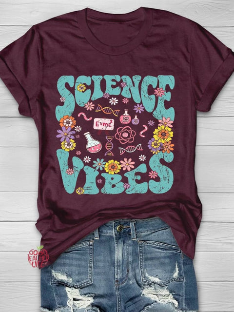 Science Vibes Teacher T-shirt