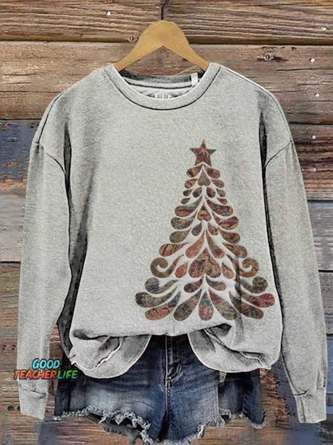 Christmas Tree Casual Sweatshirt