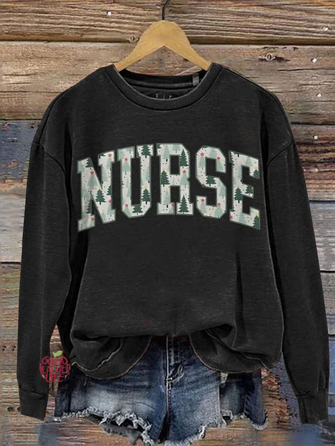 Nurse Christmas tree Casual  Sweatshirt