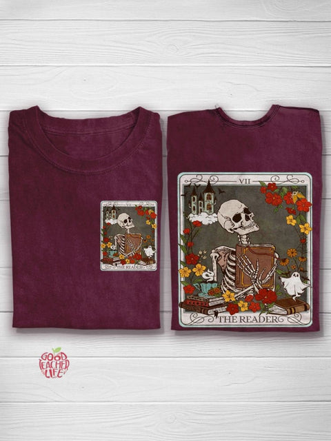 Ghost Of Death Creative Design Teacher T-shirt