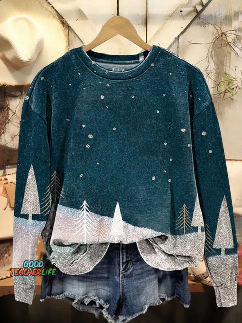Christmas Tree Casual Sweatshirt