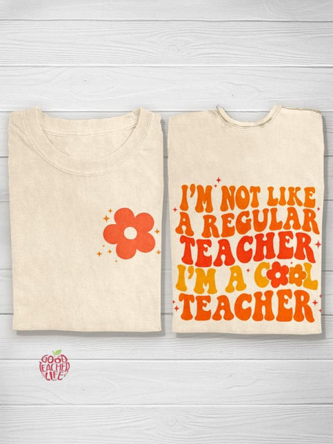 I'm A Cool Teacher Creative Design Teacher T-shirt