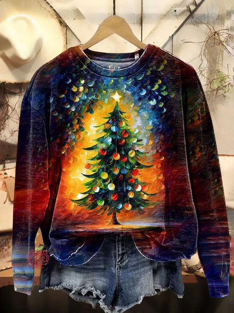 Christmas Tree Casual Sweatshirt