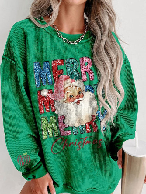 Women's Merry Christmas Casual Print Shirt