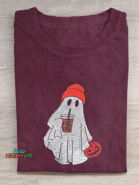 Ghost With Iced Coffee T-Shirt