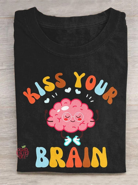 Kiss Your Brain Casual T-Shirt