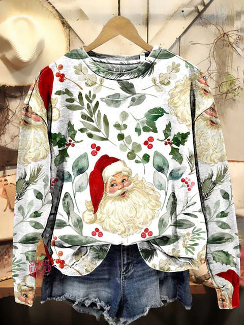 Santa Claus Merry Christmas Casual Sweatshirt