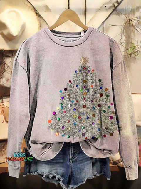 Christmas Tree Casual Sweatshirt