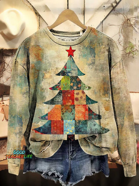Christmas Tree Casual Sweatshirt