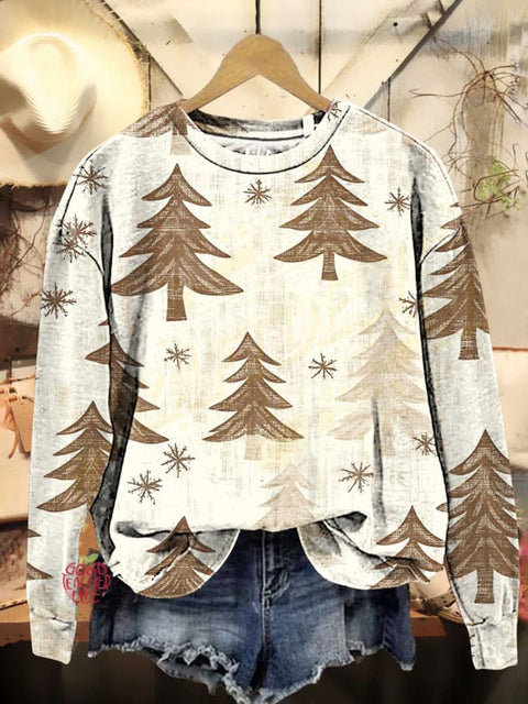 Christmas Tree Casual Sweatshirt