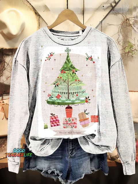 Christmas Tree Casual Sweatshirt