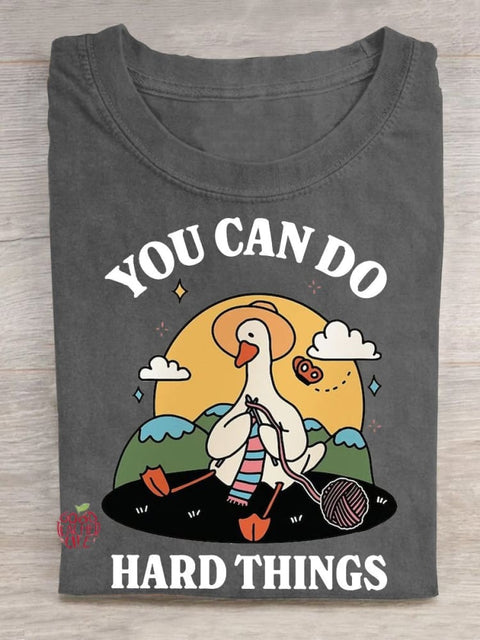 You Can Hard Things Teacher T-shirt