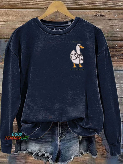 Silly Goose Trust Me I'm a Doctor Goose Funny Casual  Sweatshirt