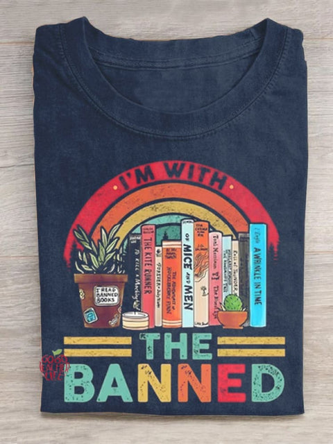 I'm With the Banned Books Teacher T-Shirt