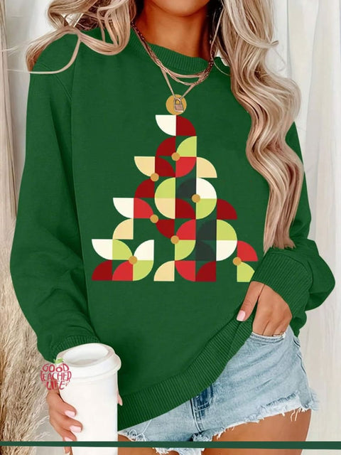 Christmas Art Print Casual Sweatshirt