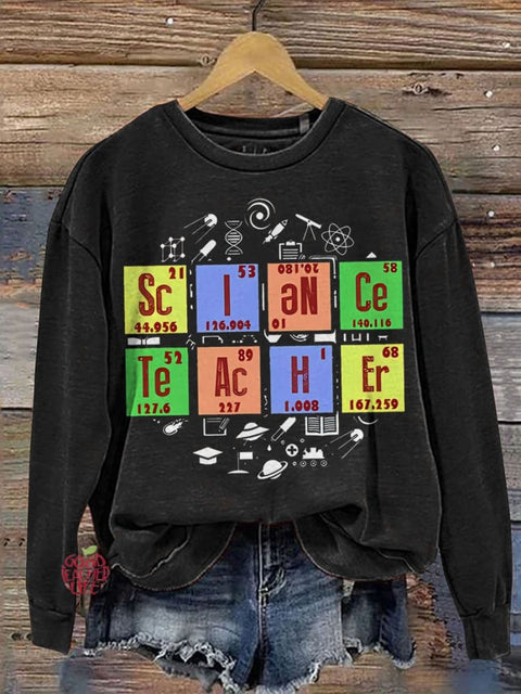 Teacher Science Casual  Sweatshirt