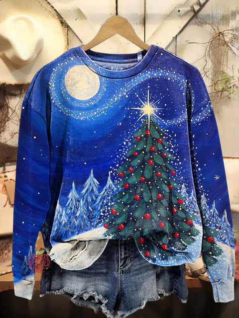 Christmas Tree Casual Sweatshirt