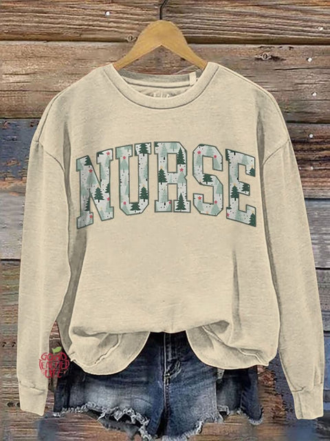 Nurse Christmas tree Casual  Sweatshirt