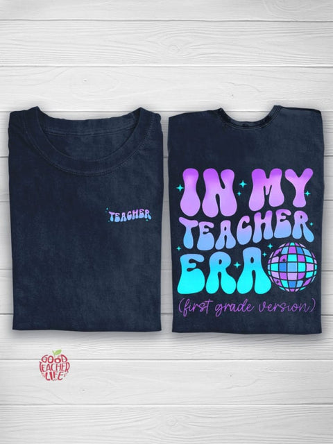 Custom Name Personalized In My Cool Teacher Era T-shirt