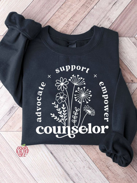 School Counselor Teacher Casual Sweatshirt