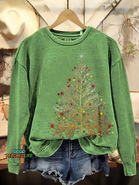Christmas Tree Casual Sweatshirt