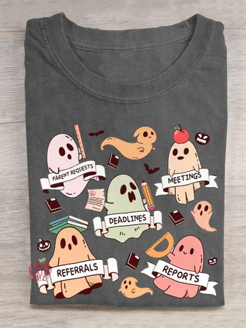 School Teacher Halloween T-shirt