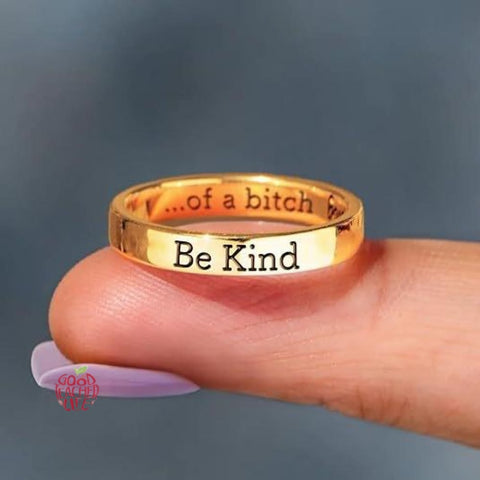 Be Kind...Of A Bi♥︎ch s925 sterling silver Ring