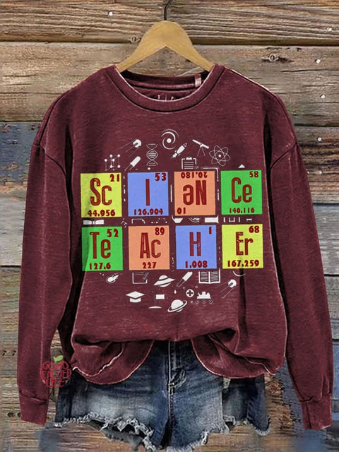 Teacher Science Casual  Sweatshirt