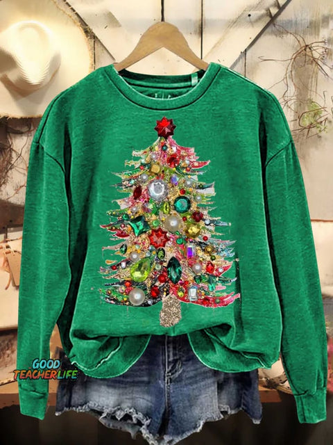 Christmas Tree Casual Sweatshirt