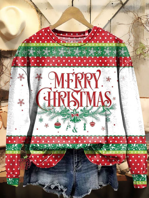 Christmas Graphic Print Sweatshirt