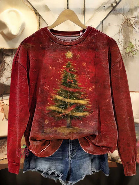 Christmas Tree Casual Sweatshirt