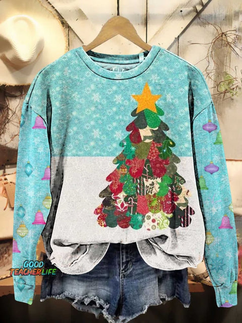 Christmas Tree Casual Sweatshirt
