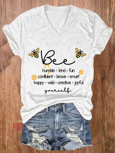 Bee  unisex printed T-shirt