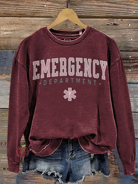 Emergency Nurse Casual  Sweatshirt