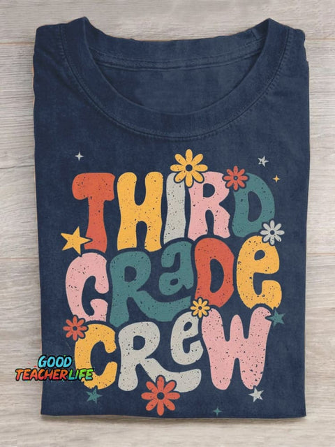 Retro Third Grade Teacher T-Shirt