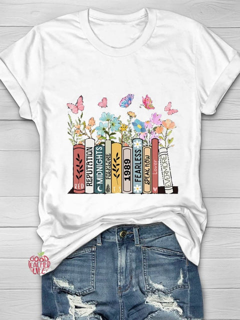 Back To School Season Art Print Casual T-Shirt