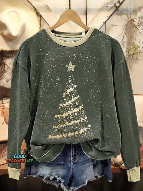 Christmas Tree Casual Sweatshirt