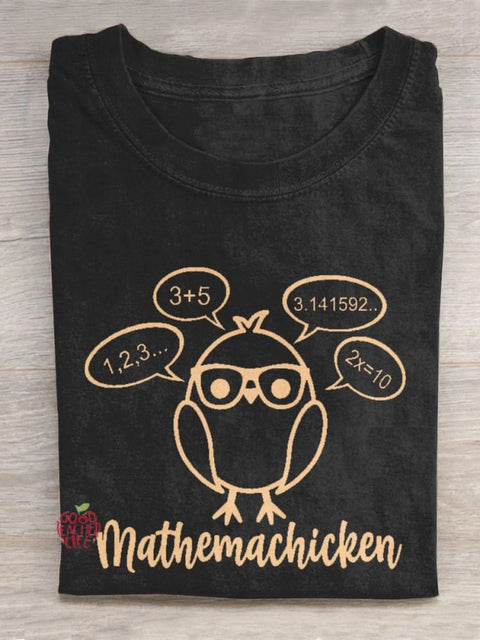 Math Teacher Creative Design T-shirt