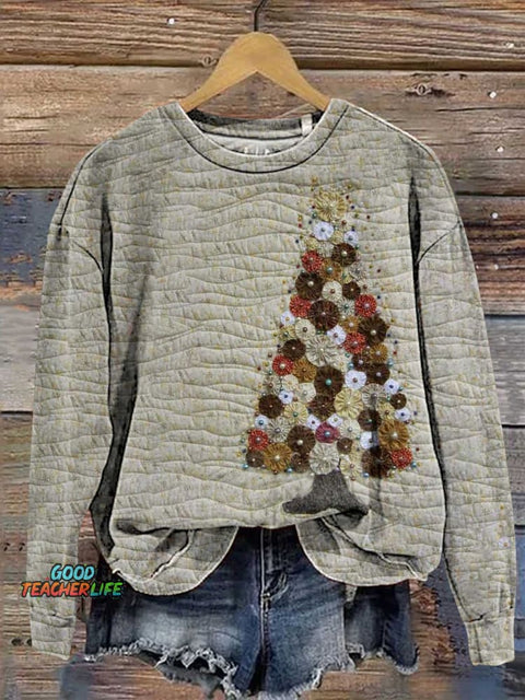 Christmas Tree Casual Sweatshirt